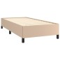 vidaXL Estructura de cama cuero sintético color capuchino 80x200 cm vidaXL Estructura de cama cuero sintético color capuchino 80x200 cm