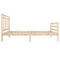 vidaXL Estructura de cama madera maciza 90x200 cm vidaXL Estructura de cama madera maciza 90x200 cm