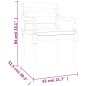 vidaXL Juego comedor de jardín 5 pzas y cojines madera maciza de teca vidaXL Juego comedor de jardín 5 pzas y cojines madera maciza de teca