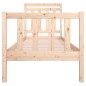 vidaXL Estructura de cama individual madera maciza 75x190 cm vidaXL Estructura de cama individual madera maciza 75x190 cm