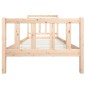 vidaXL Estructura de cama madera maciza 100x200 cm vidaXL Estructura de cama madera maciza 100x200 cm