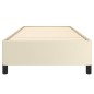 vidaXL Estructura de cama cuero sintético color crema 80x200 cm vidaXL Estructura de cama cuero sintético color crema 80x200 cm
