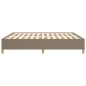 vidaXL Estructura de cama de tela gris taupe 180x200 cm vidaXL Estructura de cama de tela gris taupe 180x200 cm