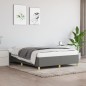 vidaXL Estructura de cama de tela gris oscuro 140x200 cm vidaXL Estructura de cama de tela gris oscuro 140x200 cm