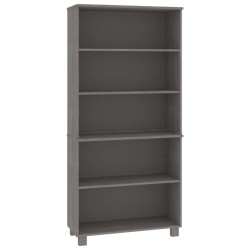 vidaXL Aparador HAMAR madera de pino maciza gris claro