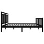 vidaXL Estructura de cama de madera maciza negra 120x200 cm vidaXL Estructura de cama de madera maciza negra 120x200 cm