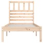 vidaXL Estructura de cama madera maciza de pino 75x190 cm vidaXL Estructura de cama madera maciza de pino 75x190 cm