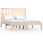 vidaXL Estructura de cama madera maciza de pino 150x200 cm vidaXL Estructura de cama madera maciza de pino 150x200 cm