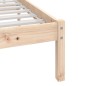 vidaXL Estructura de cama madera maciza de pino 150x200 cm vidaXL Estructura de cama madera maciza de pino 150x200 cm