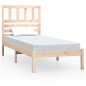 vidaXL Estructura de cama madera maciza de pino 90x190 cm vidaXL Estructura de cama madera maciza de pino 90x190 cm