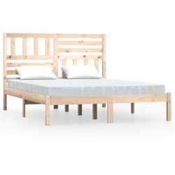 vidaXL Estructura de cama madera maciza de pino 140x200 cm