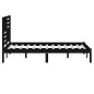 vidaXL Estructura de cama de madera maciza pino negra 120x190 cm vidaXL Estructura de cama de madera maciza pino negra 120x190 cm