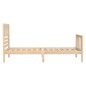 vidaXL Estructura de cama madera maciza individual 75x190 cm vidaXL Estructura de cama madera maciza individual 75x190 cm
