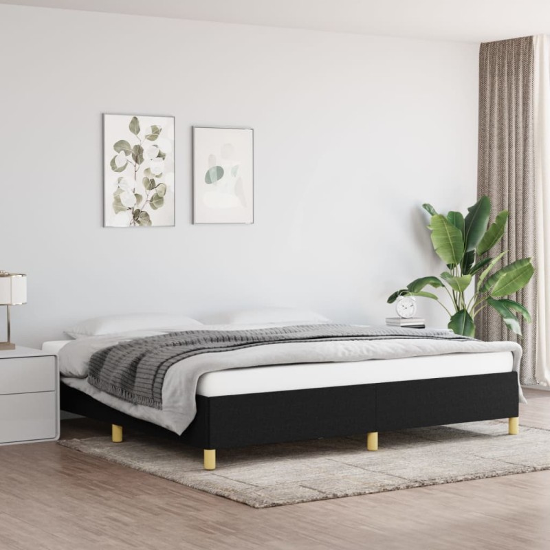 vidaXL Estructura de cama tela gris claro 200x200 cm vidaXL Estructura de cama tela gris claro 200x200 cm