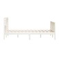 vidaXL Estructura de cama de madera maciza blanca 160x200 cm vidaXL Estructura de cama de madera maciza blanca 160x200 cm