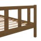 vidaXL Estructura de cama de madera maciza marrón miel 120x200 cm vidaXL Estructura de cama de madera maciza marrón miel 120x200 cm