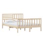 vidaXL Estructura de cama de madera maciza 140x200 cm