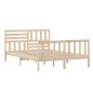 vidaXL Estructura de cama de madera maciza 140x200 cm