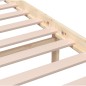 vidaXL Estructura de cama de madera maciza 140x200 cm
