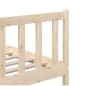 vidaXL Estructura de cama de madera maciza 150x200 cm vidaXL Estructura de cama de madera maciza 150x200 cm