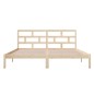 vidaXL Estructura de cama madera maciza de pino 140x190 cm