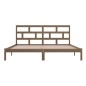 vidaXL Estructura de cama madera maciza de pino marrón miel 200x200 cm