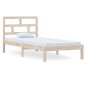 vidaXL Estructura de cama madera maciza de pino 100x200 cm vidaXL Estructura de cama madera maciza de pino 100x200 cm