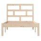 vidaXL Estructura de cama madera maciza de pino 100x200 cm vidaXL Estructura de cama madera maciza de pino 100x200 cm