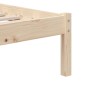 vidaXL Estructura de cama madera maciza de pino 100x200 cm vidaXL Estructura de cama madera maciza de pino 100x200 cm