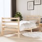 vidaXL Estructura de cama individual madera maciza 75x190 cm vidaXL Estructura de cama individual madera maciza 75x190 cm