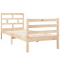 vidaXL Estructura de cama individual madera maciza 75x190 cm vidaXL Estructura de cama individual madera maciza 75x190 cm