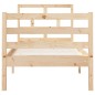 vidaXL Estructura de cama individual madera maciza 75x190 cm vidaXL Estructura de cama individual madera maciza 75x190 cm