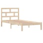 vidaXL Estructura de cama madera maciza de pino 90x200 cm