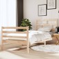 vidaXL Estructura de cama madera maciza individual 90x190 cm vidaXL Estructura de cama madera maciza individual 90x190 cm