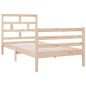 vidaXL Estructura de cama madera maciza individual 90x190 cm vidaXL Estructura de cama madera maciza individual 90x190 cm