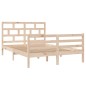vidaXL Estructura de cama de madera maciza de pino 140x200 cm vidaXL Estructura de cama de madera maciza de pino 140x200 cm