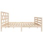 vidaXL Estructura de cama de madera maciza de pino 140x200 cm vidaXL Estructura de cama de madera maciza de pino 140x200 cm