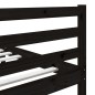 vidaXL Estructura de cama doble de madera maciza negro 4FT6 135x190 cm vidaXL Estructura de cama doble de madera maciza negro 4FT6 135x190 cm