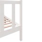 vidaXL Estructura de cama de madera maciza de pino blanco 120x190 cm vidaXL Estructura de cama de madera maciza de pino blanco 120x190 cm