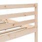vidaXL Estructura de cama King Size madera maciza 150x200 cm vidaXL Estructura de cama King Size madera maciza 150x200 cm