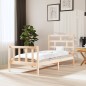 vidaXL Estructura de cama madera maciza de pino 100x200 cm vidaXL Estructura de cama madera maciza de pino 100x200 cm