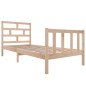 vidaXL Estructura de cama madera maciza de pino 100x200 cm vidaXL Estructura de cama madera maciza de pino 100x200 cm