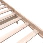 vidaXL Estructura de cama madera maciza de pino 90x200 cm
