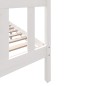 vidaXL Estructura de cama madera maciza de pino blanco 120x200 cm vidaXL Estructura de cama madera maciza de pino blanco 120x200 cm