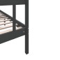 vidaXL Estructura de cama madera maciza de pino gris 180x200 cm vidaXL Estructura de cama madera maciza de pino gris 180x200 cm