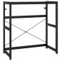 vidaXL Estructura de baño con lavabo incorporado hierro negro vidaXL Estructura de baño con lavabo incorporado hierro negro