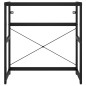 vidaXL Estructura de baño con lavabo incorporado hierro negro vidaXL Estructura de baño con lavabo incorporado hierro negro