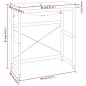 vidaXL Estructura de baño con lavabo incorporado hierro negro vidaXL Estructura de baño con lavabo incorporado hierro negro