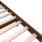 vidaXL Estructura de cama madera maciza de pino marrón miel 200x200 cm