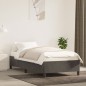 vidaXL Estructura de cama de terciopelo gris oscuro 90x190 cm vidaXL Estructura de cama de terciopelo gris oscuro 90x190 cm